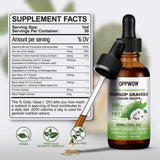 OPPWOW 8 in 1 Graviola Soursop Leaf Extract Liquid Natural herbal supplements - 1 Fl Oz